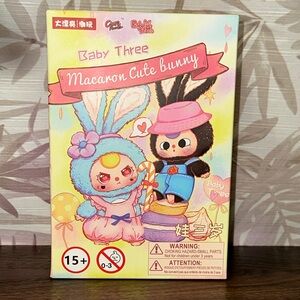 Baby Three Macaron Cute Bunny Accessory